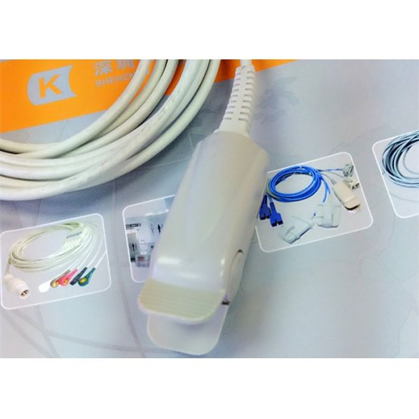 Reusable Adult Soft Tip Spo2 Probe Finger Oxygen Sensor BCI Model 3M Length
