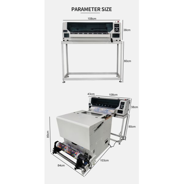 KECAI DTF 24 Inch Automatic Shaker DTF Powder Shaker Machine for DTF Printer 60cm