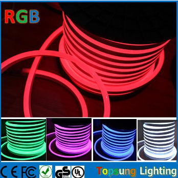 SMD5050 full color RGB 11x18mm 110V CE ROHS approval led neon flex with DMX controlller