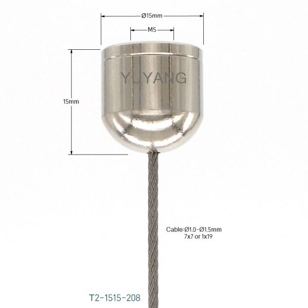 M5 Thread Suspended Ceiling Wire Attachment Rustproof High Load Capacity T2-208