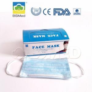 Buy cheap Hospital Disposable Non Woven Cotton 3 Ply Earloop Type Face Masks product