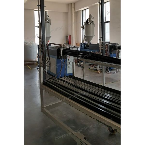 Plastic Forming Single Screw Extruding Machine PA66GF25 Granules Processing