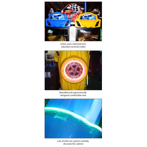 Split Second Simulator 3d Drifting Race Car Game Machine Arcade Video Machine For Sale