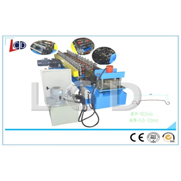 High Speed Shutter Roll Forming Machine , Rolling Shutter Slats Roll Forming Machine Mold Cutting