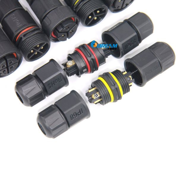 Factory Waterproof Swivel Electrical Connector 2 3 4 Pin IP68 Waterproof Small Electrical Connectors