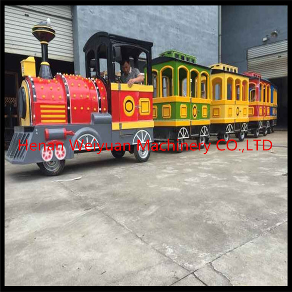 4 couches 20 seats Attraction Park Amusement Park Ride Carnival Game Electric Trackless Train