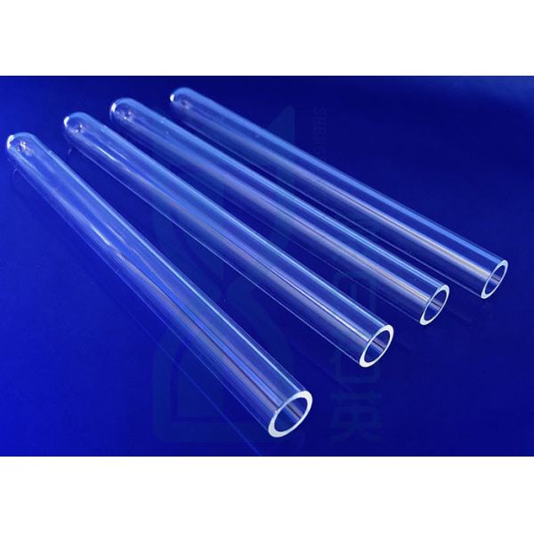 Customized Various Sizes Flanged Quartz Test Tube