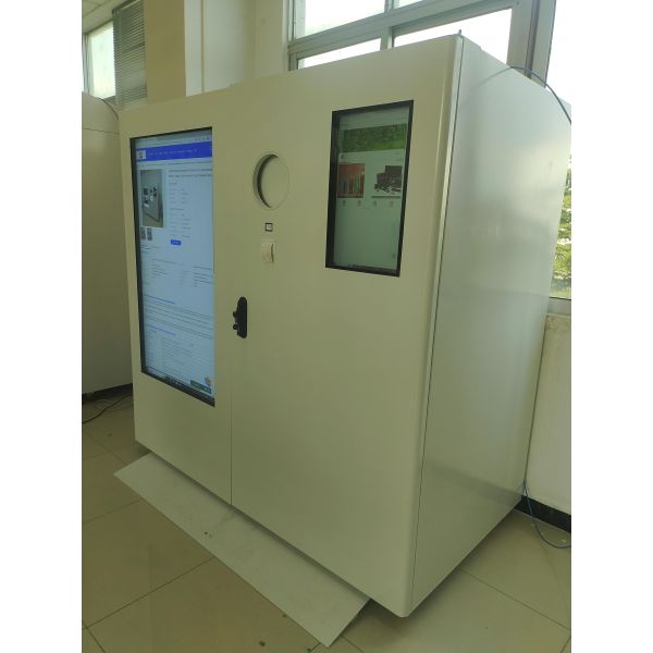 Customized Wrapping Withdraw E-Wallet Reverse Vending Machine Recycling PET And LDPE With Crusher