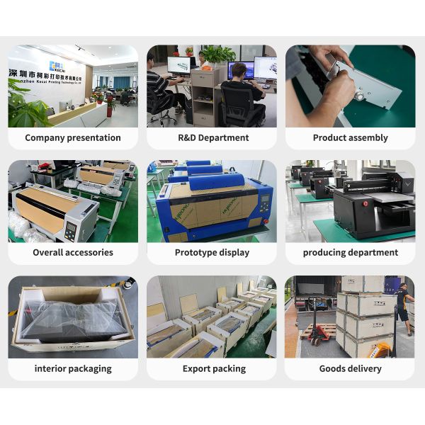 KECAI 12 Inch A3 Brand New Model DTF Printer XP600 With Powder Shaking Machine Integrated Full-Automatic Textile Apparel T-shirt