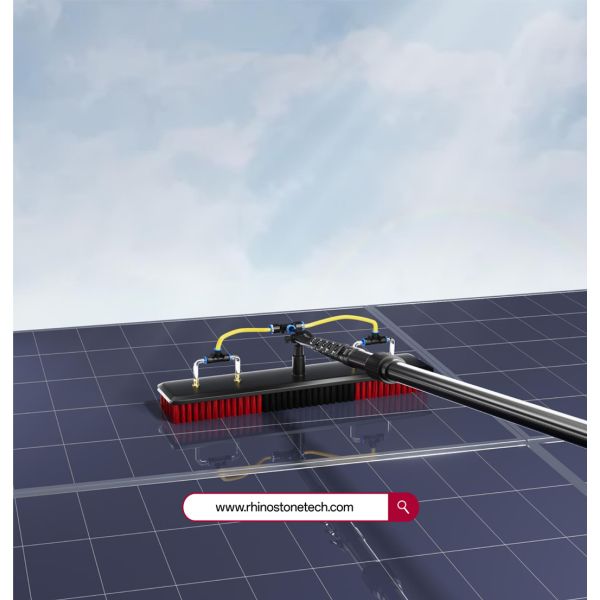 Water Fed Pole Kit Adjustable Solar Panel Cleaner Tool Telescopic Pole Brush Window Cleaning Equipment