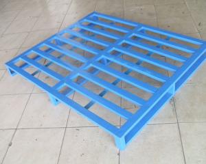 Buy cheap Customized Painting Steel Pallet Warehouse Equipments, Standard Pallet Size For Storage product