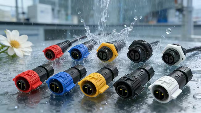 300V Low Voltage Waterproof Quick Connect Wire Connectors M19 18 Pin Data Connector