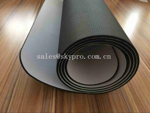 China 3mm Thick Black Body Trainning Exercise Fitness Workout Yoga Pilates Mat Exercise NBR Yoga Mats for Fitness on sale