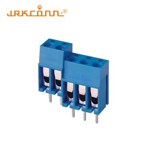 China 5.0mm Pitch PCB Screw Terminal Block with 2P/3P Poles and 16A Current Rating for Secure Wire Connections on sale
