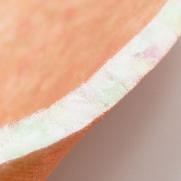 Orange customized size PU foam sponge non woven carpet underlay for house