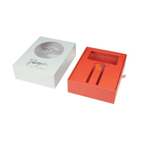 Custom Logo Printed Corrugated Cosmetic Box Eco-Friendly Book Shape Box for Shipping