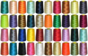 China 20/3 40/2 60/3 100 Spun Polyester Sewing Thread Colors 5000 yards 8000m 10000 Meter on sale