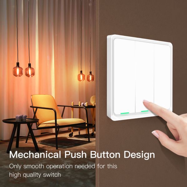 Work Without Internet Tuya Smart Home Push Button Switches Smartlife Home Automation Wireless Remote Control Alexa Googl