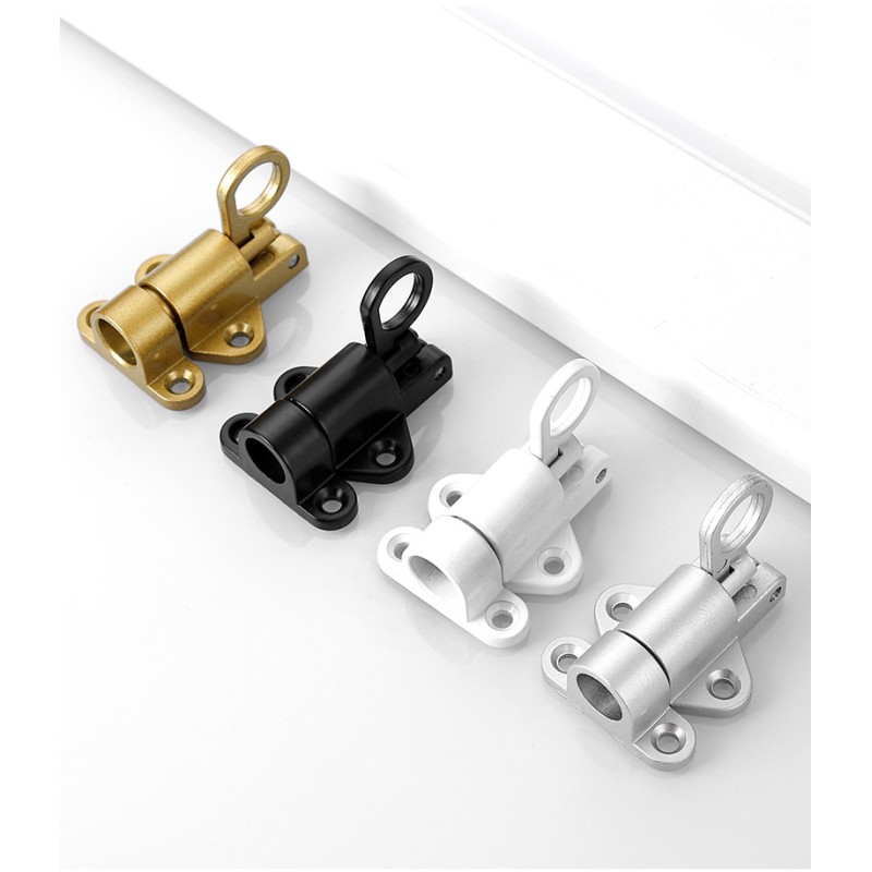 Modern Design Automatic Self-Closing Sliding Door Bolt Solid Stainless Steel Aircraft Latch for Pet Cage Thickened Steel