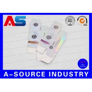 10ml Vial Storage Box Bodybuilding Mix Hot Stamp Silver Foil Embossed For UK