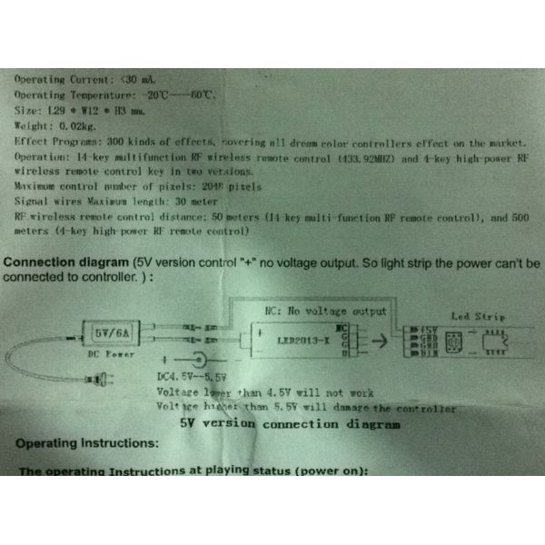2000 Pixels 3w Programmable Led Light Controller High Power