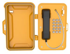 China Dustproof Industrial Weatherproof Telephone ,  Lockable Emergency Industrial Wall Phone Box on sale