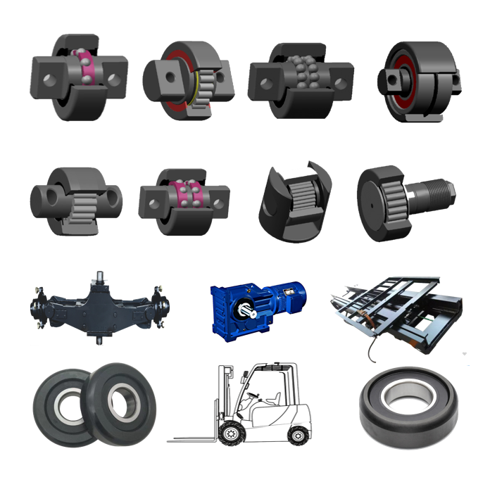 V1 V2 mast rollers for forklifts 180708 K Type 22.44KN Basic static Load