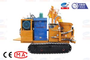 China Crawler Type Dedusting Concrete Shotcrete Machine Dry Concrete Spray Machine on sale