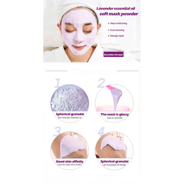 Deep Moisturizing Face Mask , Lavender Essential Oil Face Mask For Damage Repairing