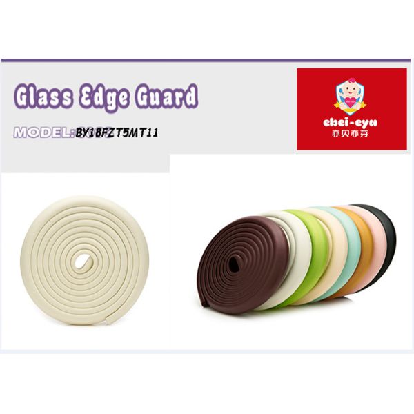 Soft Baby Safety Corner Guards Colorful Strip Edge Protector 3.5 X 1.2 X 200 cm Size