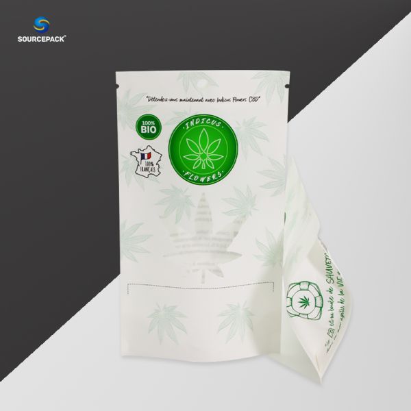 Customizable Mylar Bags Packaging Solution with Metallic Printing Process