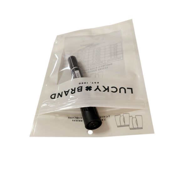 Gravure Printing Custom Branded Packaging Face Mitt Packing Ziplock Seal Cosmetic Bag