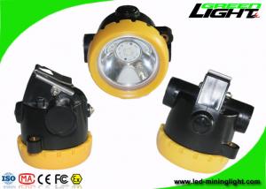 Buy cheap PC Material Led Cordless Mining Cap Lights Yellow Cover With 18650 Li - Ion Battery product