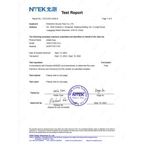 Shenzhen Source Pack Co., Ltd. Certifications