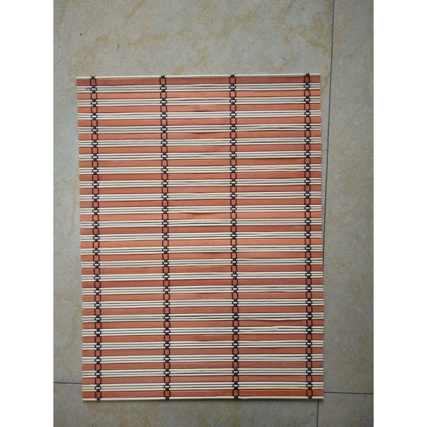 Popular Table Bamboo Schach Mat , Bamboo Bathroom Mat Customized Design