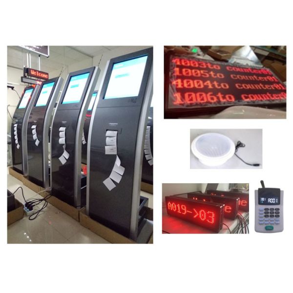 Cold Rolled Steel 10 Counters Qms Queue Management System