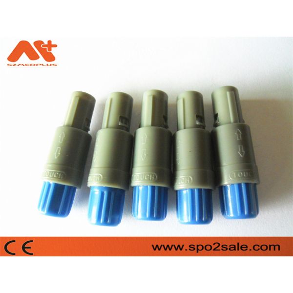 (S11ME7-P07MFD0-5260) 1P pull push 7 pin plastic Connector, Grey Shell,Blue,dual 80 key