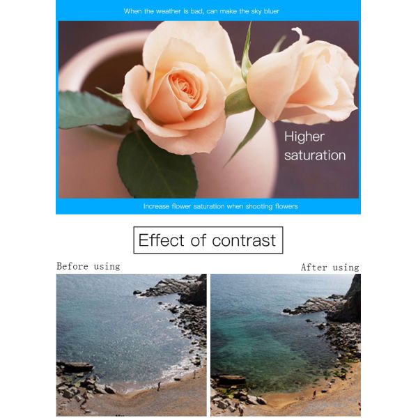 HD MRC DSLR Lens Filters , CPL Gold Line 77mm DSLR Polarizing Filter