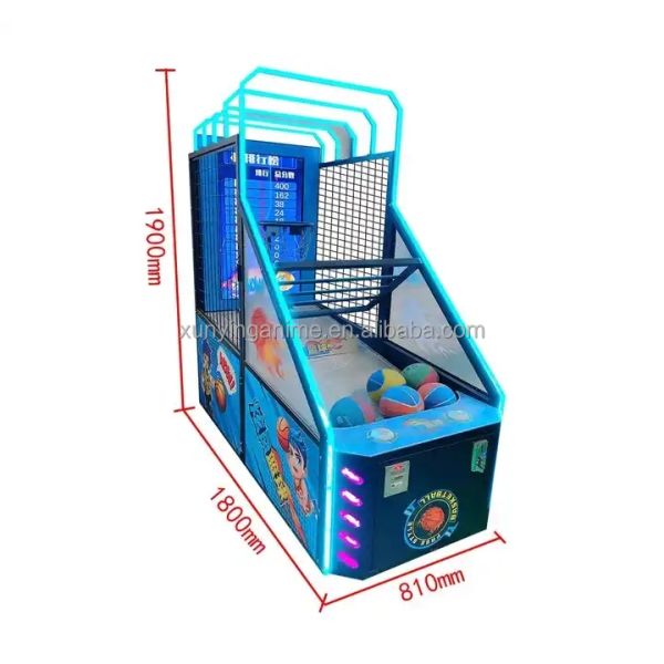 Electronic Indoor Sports Pop A Shot Arcade Machine Arcade Basketball Hoop Machine