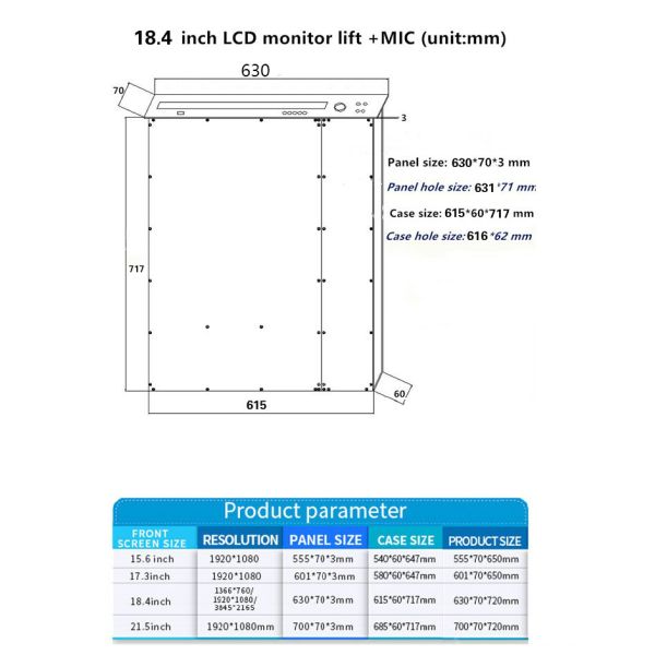 Dual Screen Paperless Conference Motorized Monitor Lift System Aluminum Brushed