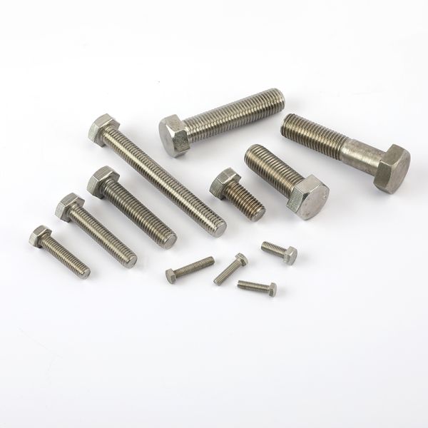Stainless M27 Hex Head Bolt Fastener DIN931 Bolzen Screw 16mm M40 High Strength TC Bolt Nut Washer A358