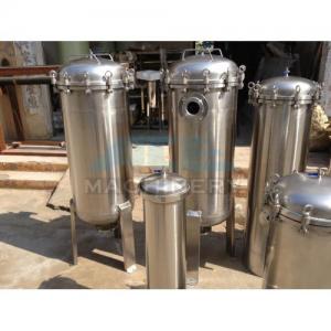 Buy cheap 5um Stainelss Steel Bag Filter With Less Pressure Loss Flange Quick Opening Big Industrial Water Filter product