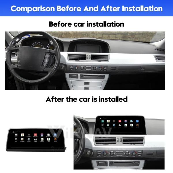 10.25inch Stereo For 2006-2015 BMW 7 Series E65 E66 Multimedia Player GPS Navigation Head Unit Wireless Carplay