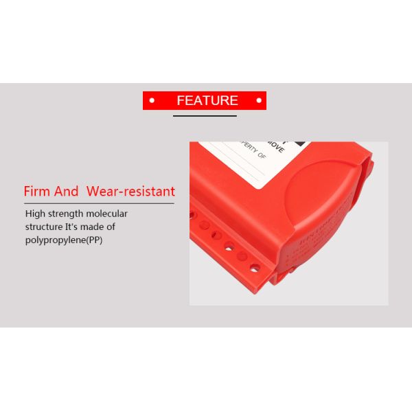 BOSHI Customized Color Adjustable Safety Ball Valve Lockout Devices