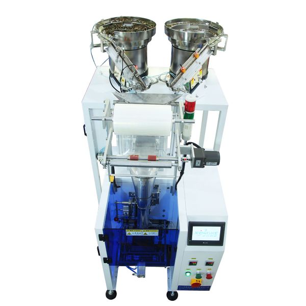 Xingke Fully Automatic Screws Fastener Metal Parts Weighing Counting Bag and Box Packaging Machine