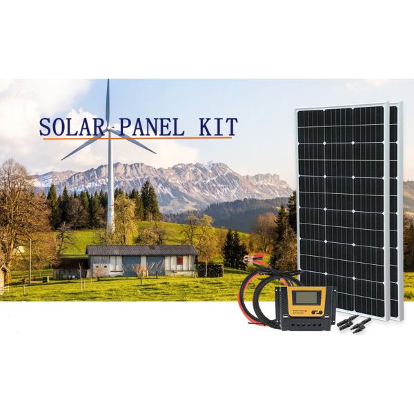 200 Watt 24V Rigid Solar Panel Monocrystalline Module Off Grid System