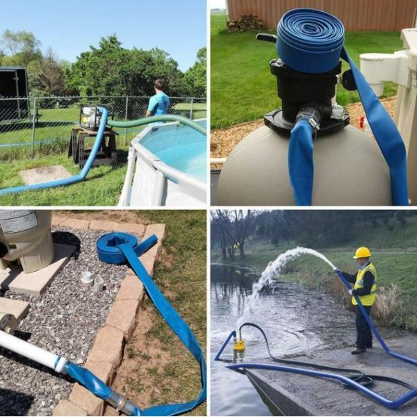 Flexible and Durable PVC 2-10 Bar Layflat Hose for Agriculture Farm Industry Needs