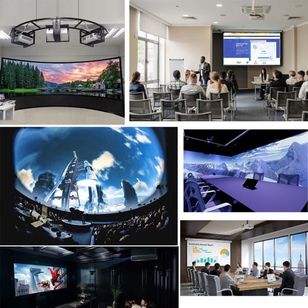 4800 Lumen 3LCD Laser Projector WUXGA Resolution for Education Business and Home