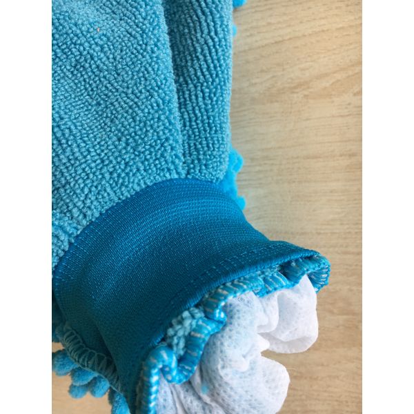 House keeping washing absorb mitt 100% polyester microfiber mitt gloves