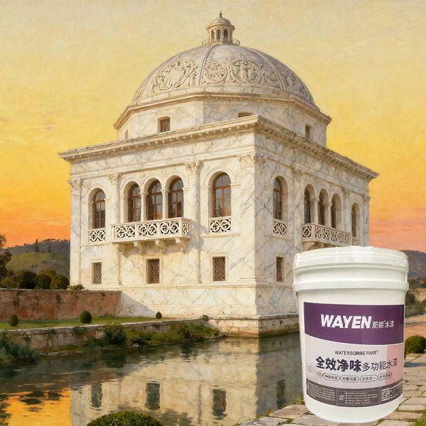 OEM Water-coated Sand Simulated Stone Coating Ceramic Waterproof Sunscreen High Glossy High Adhesion Eco-friendly Liquid Paint
